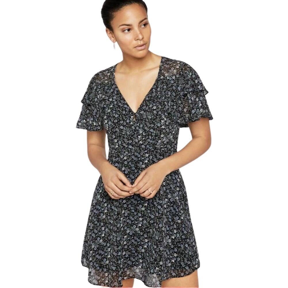 BCBG GENERATION WOMENS FLORAL DRESS SIZE US4